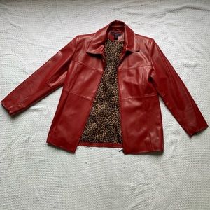 Denim&Co Faux Leather Jacket
